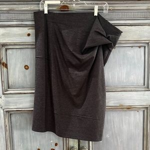 Brunello Cucinelli dark gray pencil skirt size US 14 NWT